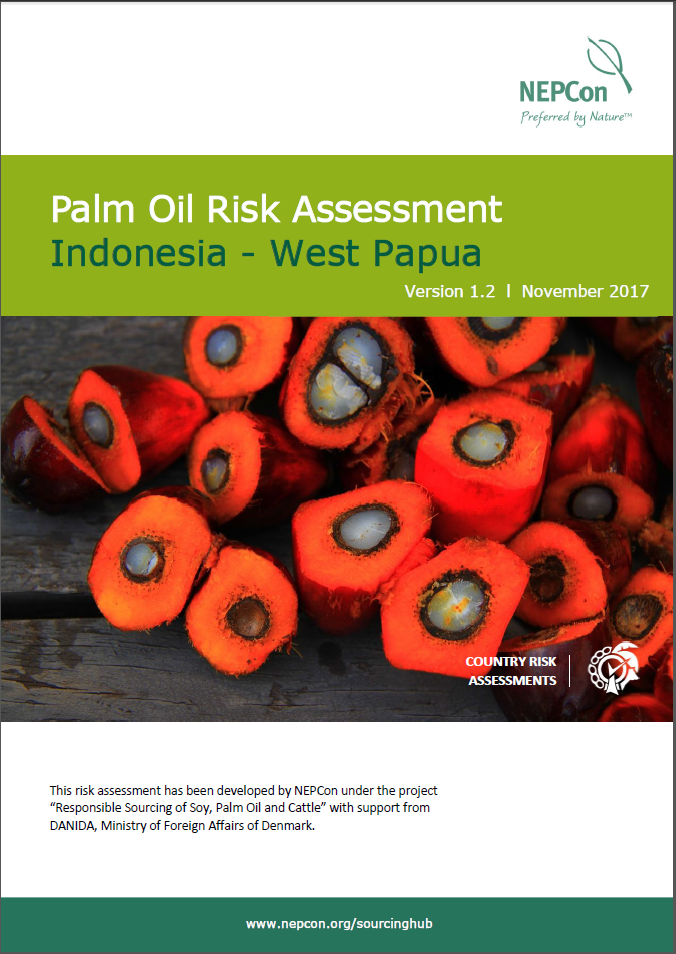 Palmeolie - Indonesien Vest-Papua - Risikovurdering