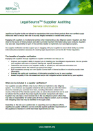 Leveranciersevaluatie informatie