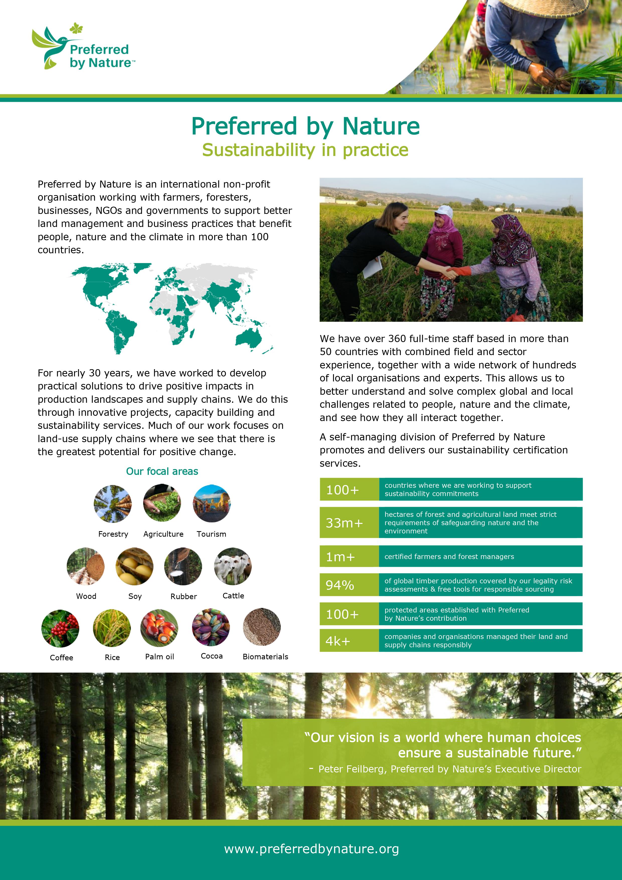 关于Preferred by Nature