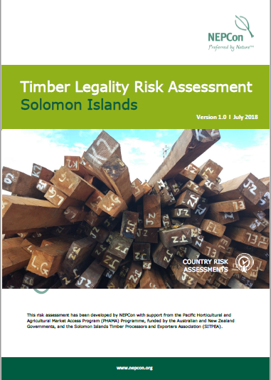 Tømmer - Solomon-øerne - Risikovurdering
