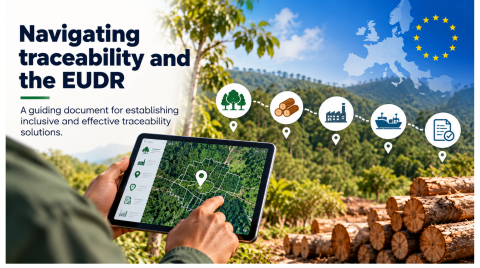 Digital traceability of forest products from origin through the supply chain in the context of the EUDR