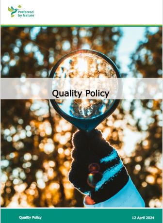 Policy cover page