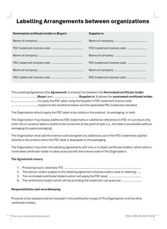 FSC Trademark template