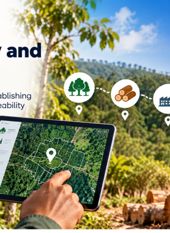 Digital traceability of forest products from origin through the supply chain in the context of the EUDR